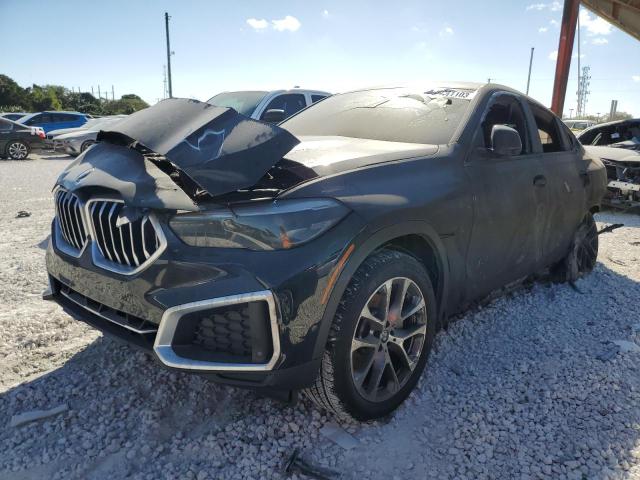 5UXCY6C04P9P57007 - 2023 BMW X6 XDRIVE40I BLACK photo 1