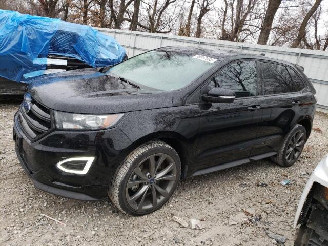 2FMPK4AP7JBB86241 - 2018 FORD EDGE SPORT BLACK photo 1