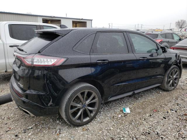 2FMPK4AP7JBB86241 - 2018 FORD EDGE SPORT BLACK photo 3