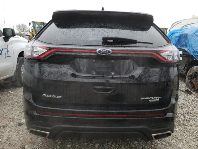 2FMPK4AP7JBB86241 - 2018 FORD EDGE SPORT BLACK photo 6