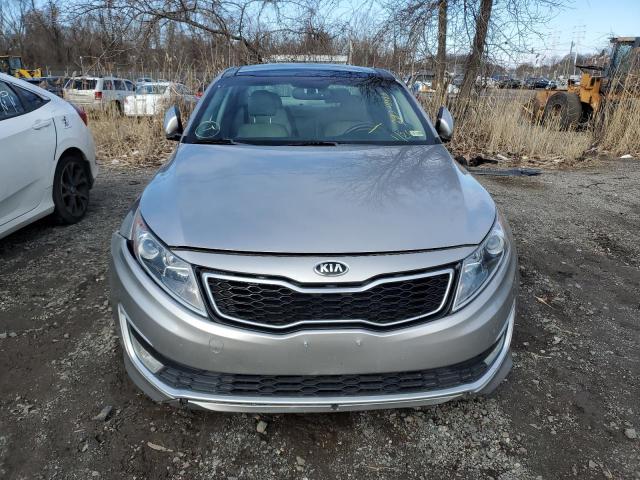 KNAGM4ADXD5049739 - 2013 KIA OPTIMA HYBRID SILVER photo 5