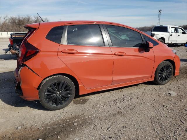 3HGGK5H6XJM717181 - 2018 HONDA FIT SPORT ORANGE photo 3