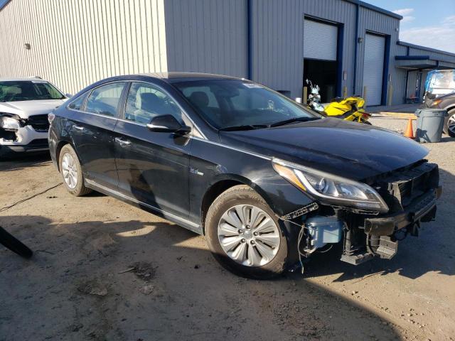 KMHE24L18GA038975 - 2016 HYUNDAI SONATA HYBRID BLACK photo 4