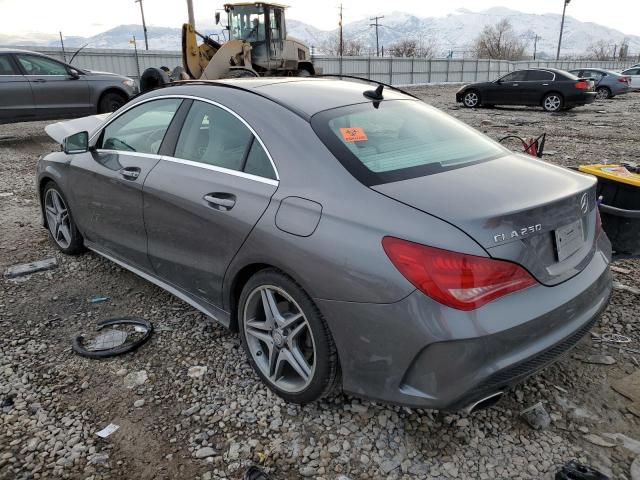 WDDSJ4GB7EN120754 - 2014 MERCEDES-BENZ CLA 250 4MATIC CHARCOAL photo 2