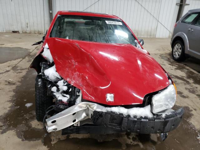 1G8AB12FX4Z226046 - 2004 SATURN ION LEVEL 3 RED photo 5