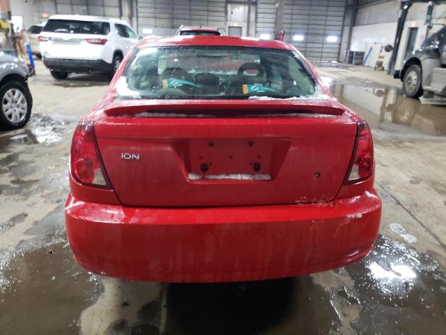 1G8AB12FX4Z226046 - 2004 SATURN ION LEVEL 3 RED photo 6