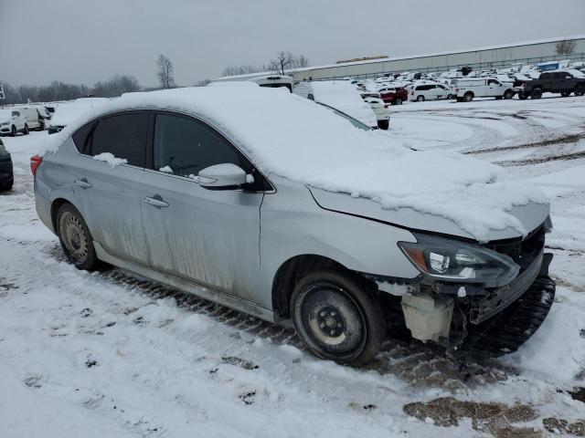 3N1AB7AP0HY275553 - 2017 NISSAN SENTRA S SILVER photo 4