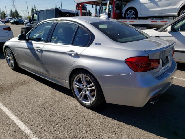 WBA8E1C50JA756874 - 2018 BMW 330E SILVER photo 2