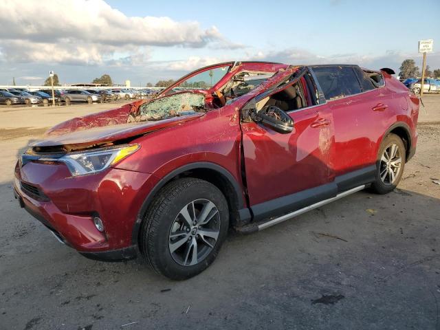 2T3WFREV6JW419629 - 2018 TOYOTA RAV4 ADVENTURE RED photo 1