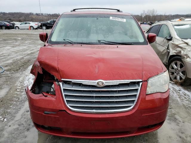 2A4RR5D12AR104326 - 2010 CHRYSLER TOWN & COU TOURING მუქწითელი ფოტო 5