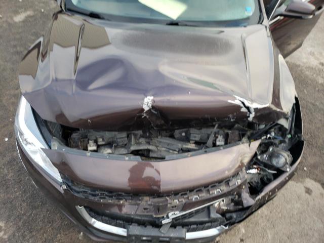 1G11G5SX0FF214833 - 2015 CHEVROLET MALIBU LTZ იასამნისფერი ფოტო 11