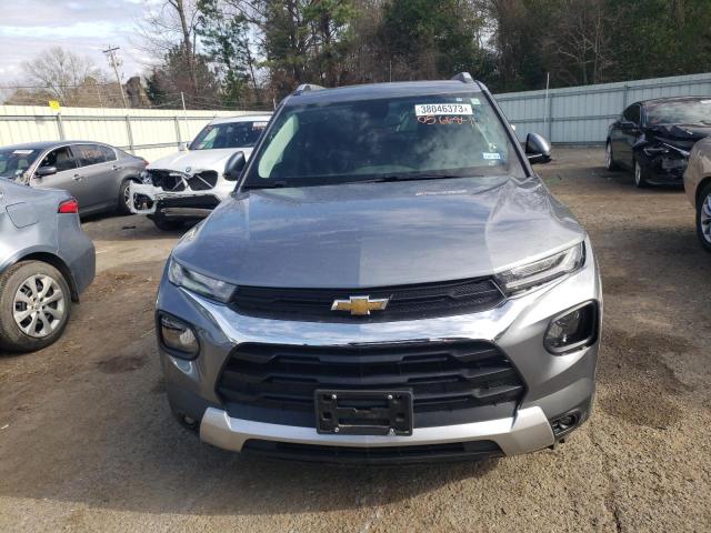 KL79MPSL9NB056684 - 2022 CHEVROLET TRAILBLAZE LT GRAY photo 5