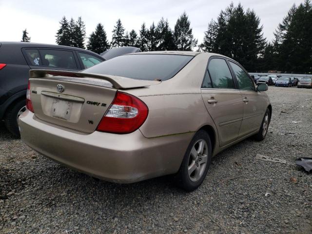 4T1BF30K82U019655 - 2002 TOYOTA CAMRY LE GOLD photo 3