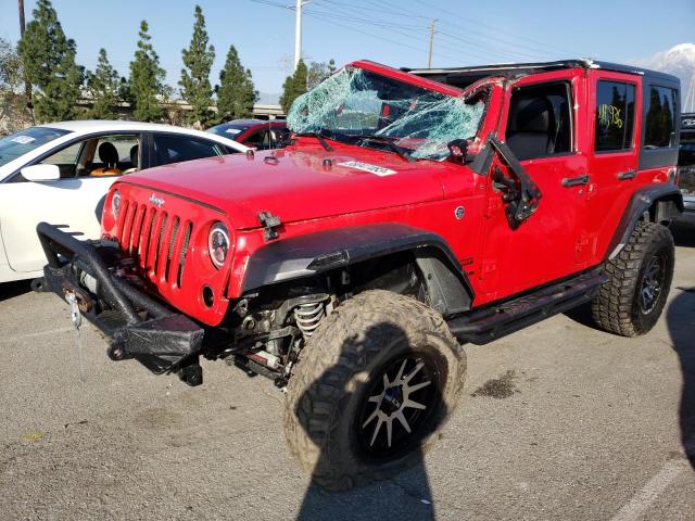 1C4HJWDG1JL919578 - 2018 JEEP WRANGLER U SPORT წითელი ფოტო 1