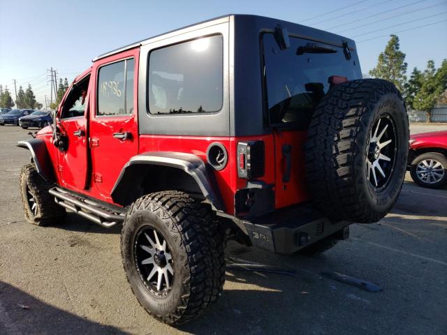 1C4HJWDG1JL919578 - 2018 JEEP WRANGLER U SPORT წითელი ფოტო 2