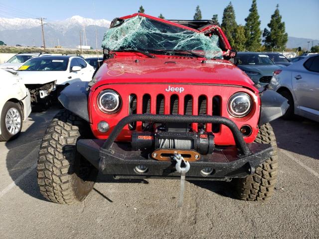 1C4HJWDG1JL919578 - 2018 JEEP WRANGLER U SPORT წითელი ფოტო 5