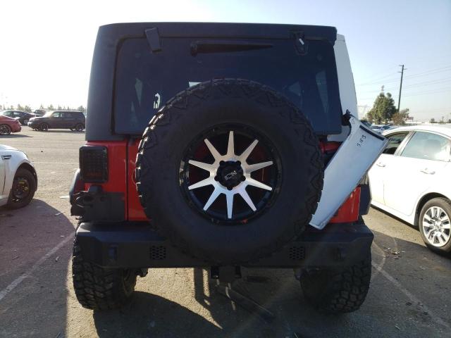 1C4HJWDG1JL919578 - 2018 JEEP WRANGLER U SPORT წითელი ფოტო 6