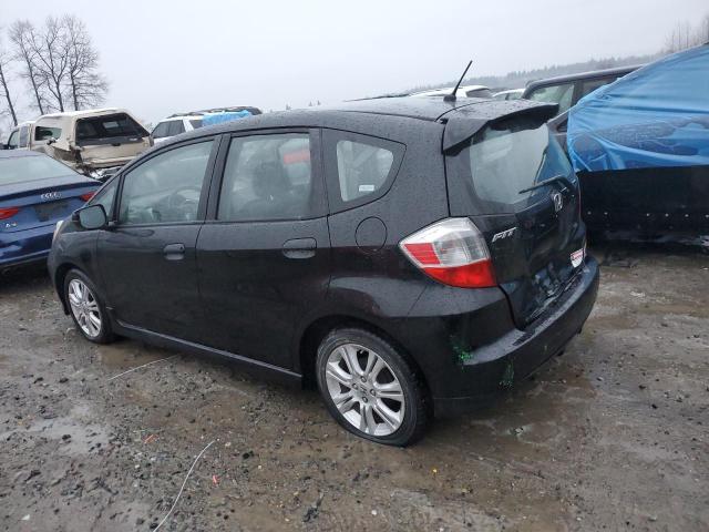 JHMGE88459C007705 - 2009 HONDA FIT SPORT BLACK photo 2