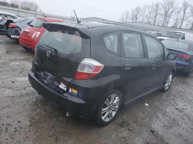 JHMGE88459C007705 - 2009 HONDA FIT SPORT BLACK photo 3