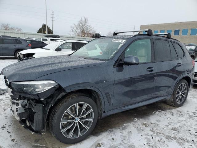 5UXCR6C01L9D09544 - 2020 BMW X5 XDRIVE40I BLUE photo 1