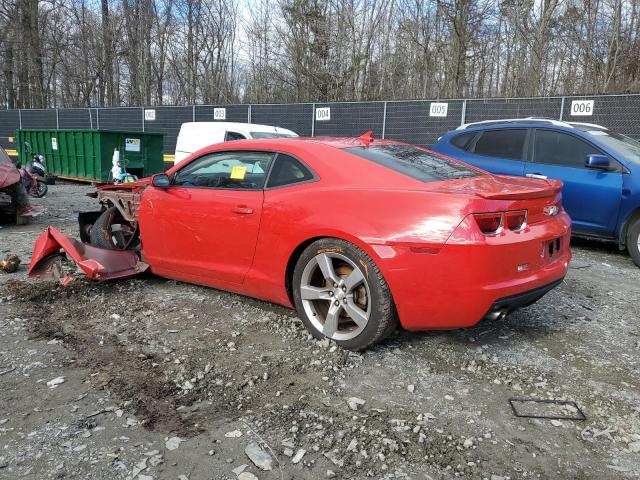 2G1FB1E34C9211136 - 2012 CHEVROLET CAMARO LT RED photo 2