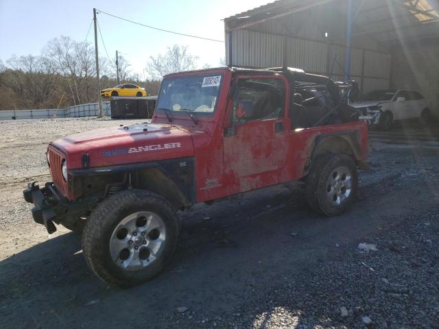 1J4FA49S64P799521 - 2004 JEEP WRANGLER / SPORT RED photo 1