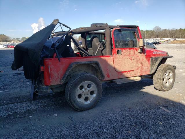 1J4FA49S64P799521 - 2004 JEEP WRANGLER / SPORT RED photo 3