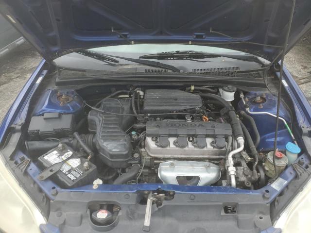 1HGES16385L005834 - 2005 HONDA CIVIC DX VP Mavi foto 11