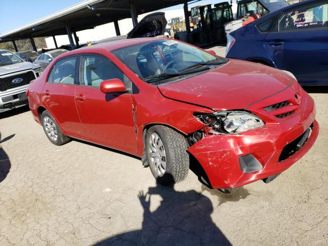 5YFBU4EE8CP017938 - 2012 TOYOTA COROLLA BASE RED photo 4