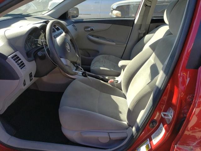 5YFBU4EE8CP017938 - 2012 TOYOTA COROLLA BASE RED photo 7