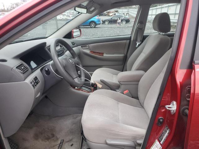 2T1BR30E35C368259 - 2005 TOYOTA COROLLA CE RED photo 7