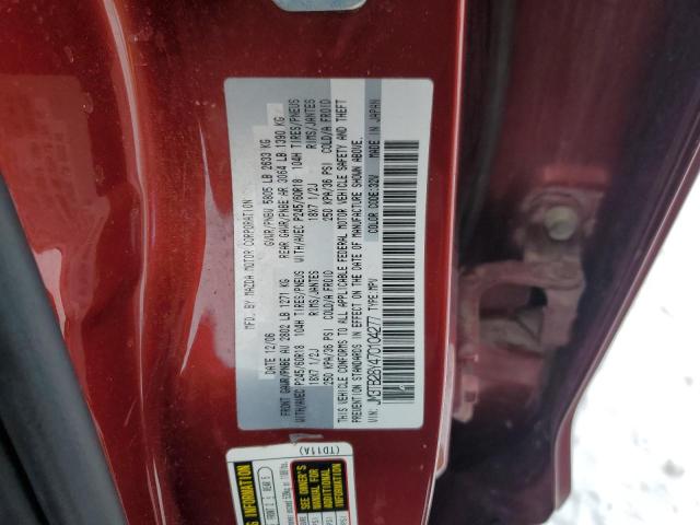 JM3TB28Y470104277 - 2007 MAZDA CX-9 RED photo 13