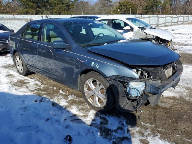 3FAHP0HA5CR196331 - 2012 FORD FUSION SE BLUE photo 4