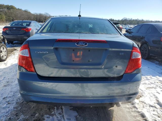 3FAHP0HA5CR196331 - 2012 FORD FUSION SE BLUE photo 6