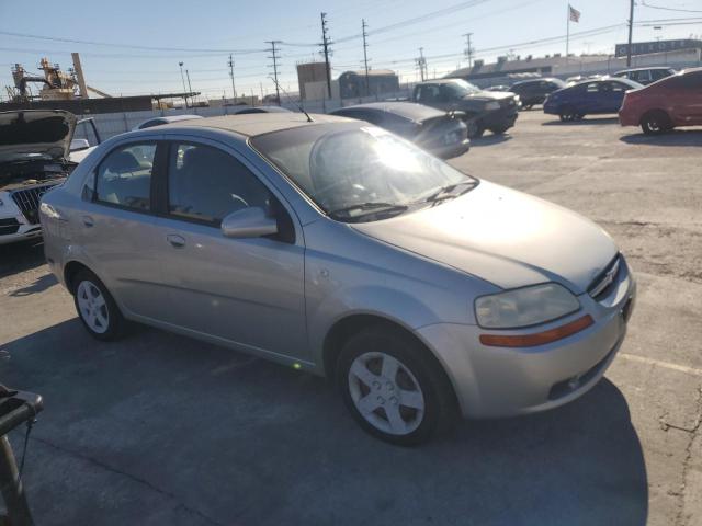 KL1TD52605B475134 - 2005 CHEVROLET AVEO BASE GRAY photo 4