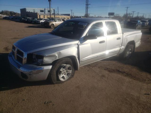 1D7HE58N65S223310 - 2005 DODGE DAKOTA QUAD LARAMIE SILVER photo 1