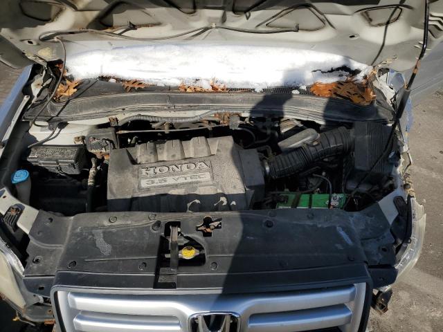 2HKYF18517H505453 - 2007 HONDA PILOT EXL SILVER photo 12