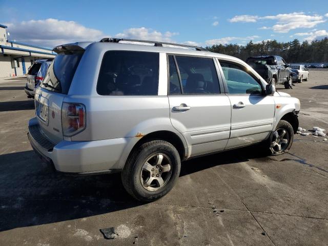 2HKYF18517H505453 - 2007 HONDA PILOT EXL SILVER photo 3