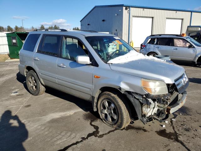 2HKYF18517H505453 - 2007 HONDA PILOT EXL SILVER photo 4