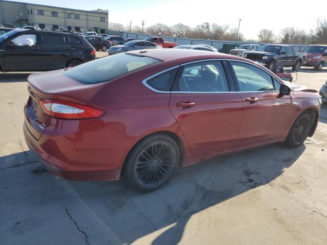 3FA6P0HR9DR330658 - 2013 FORD FUSION SE RED photo 3