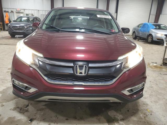 2HKRM4H58FH649592 - 2015 HONDA CR-V EX BURGUNDY photo 5