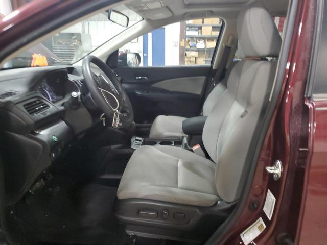 2HKRM4H58FH649592 - 2015 HONDA CR-V EX BURGUNDY photo 7