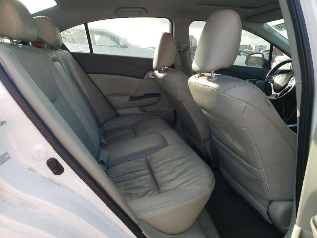 2HGFB2F90CH580731 - 2012 HONDA CIVIC EXL თეთრი ფოტო 10