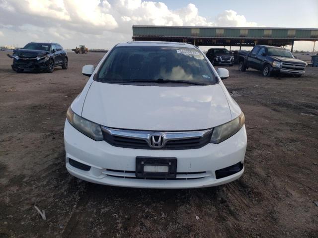 2HGFB2F90CH580731 - 2012 HONDA CIVIC EXL WHITE photo 5