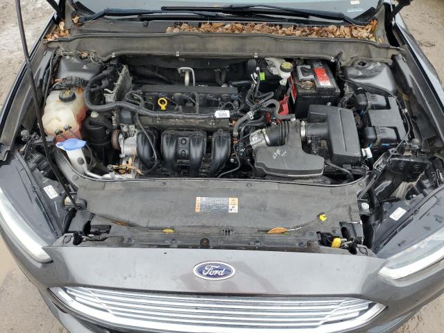 3FA6P0H74GR311616 - 2016 FORD FUSION SE GRAY photo 11