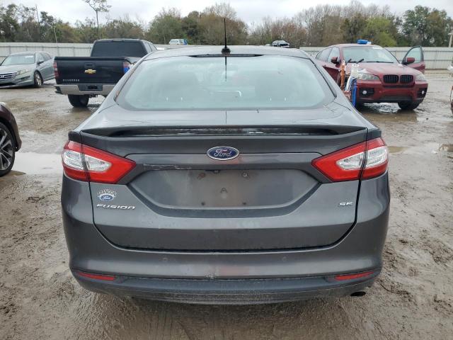 3FA6P0H74GR311616 - 2016 FORD FUSION SE GRAY photo 6