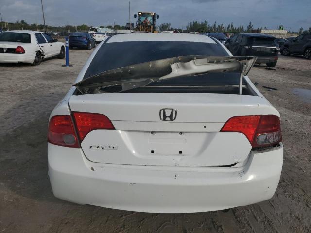 2HGFA16558H356954 - 2008 HONDA CIVIC LX WHITE photo 6