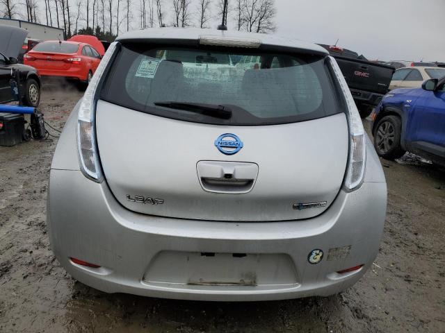 1N4AZ0CP7DC421940 - 2013 NISSAN LEAF S SILVER photo 6