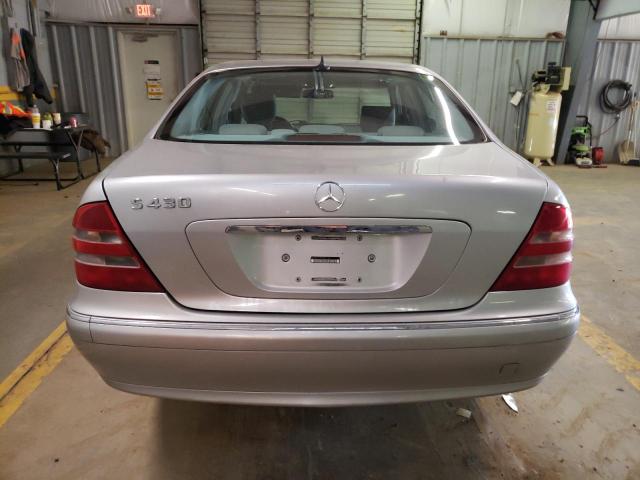 WDBNG70JXYA051142 - 2000 MERCEDES-BENZ S 430 SILVER photo 6