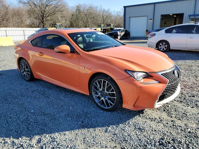 JTHHE5BC8F5010763 - 2015 LEXUS RC 350 ORANGE photo 4